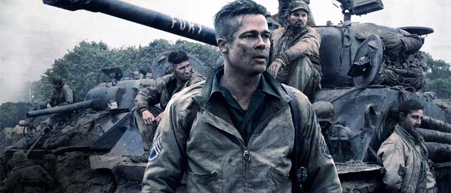 Corazones de Hierro, Fury. Top 10 Películas de la Segúnda Guerra Mundial