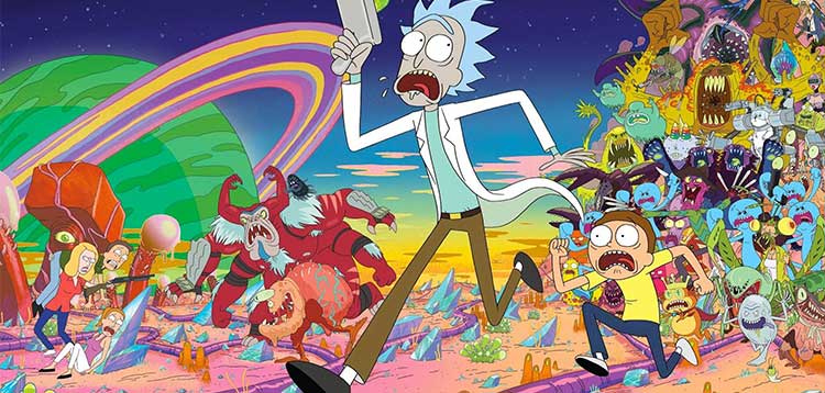 Rick and Morthy. Las 10 Mejores Series Animadas de Comedia para Adultos