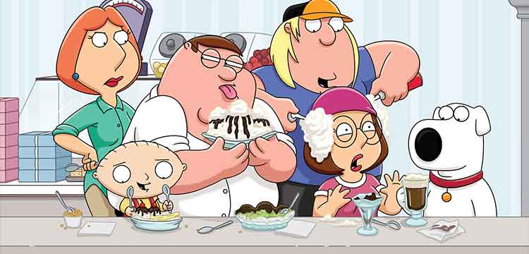 Family Guy. Las 10 Mejores Series Animadas de Comedia para Adultos